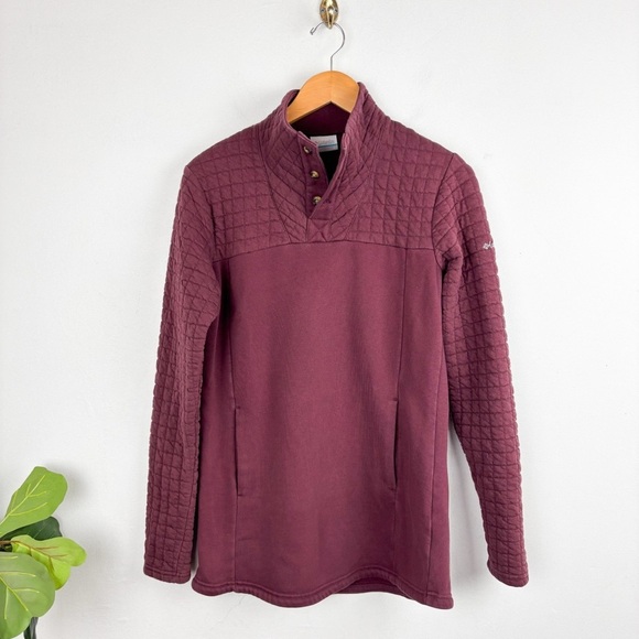 Columbia Sweaters - Columbia Summit ll Tunic Button Neck Pullover Sweater Sz M